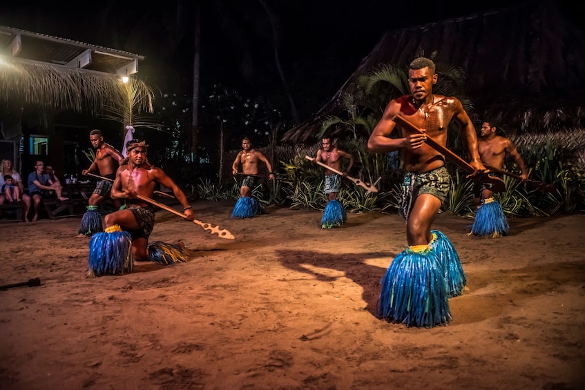 Performance at Robinson Crusoe Island Resort in Fiji