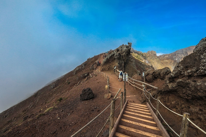 Path up Mount Vesuvius