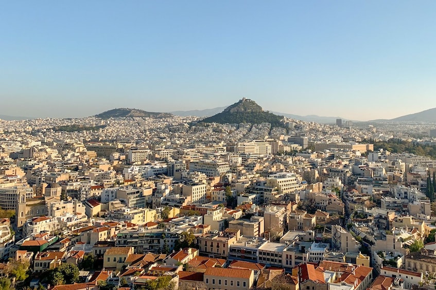 Panoramic image of Athens, Greece