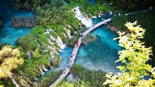 Split-Zagreb Group Tour with guide at Plitvice Lakes