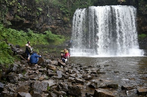 Walk the iconic 4 waterfalls valley