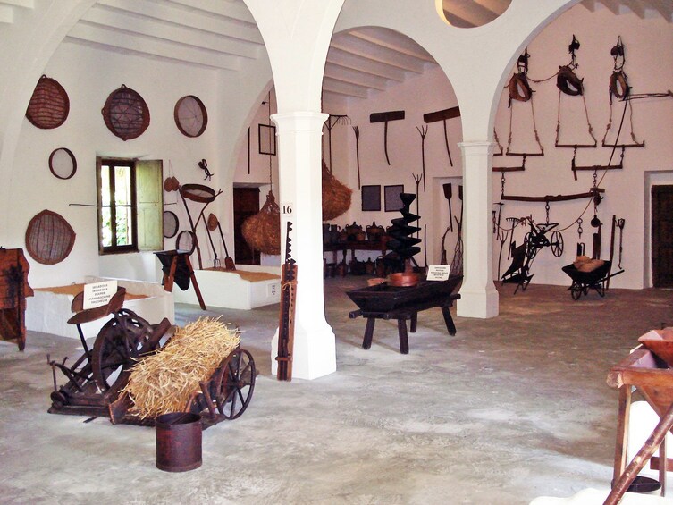 Room with metal products and furniture in Mallorca