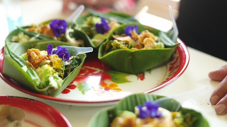 Beautiful food dish in Bangkok