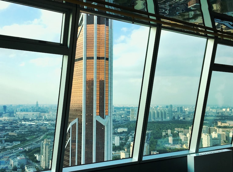87 floor observation deck in tower of Moscow City Down Town