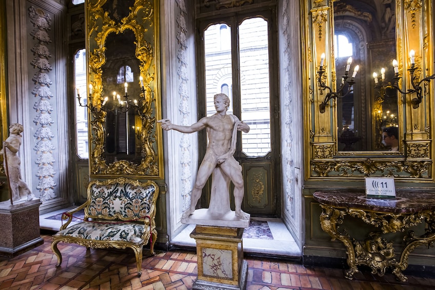 Statue at Doria Pamphili Gallery in Rome, Italy