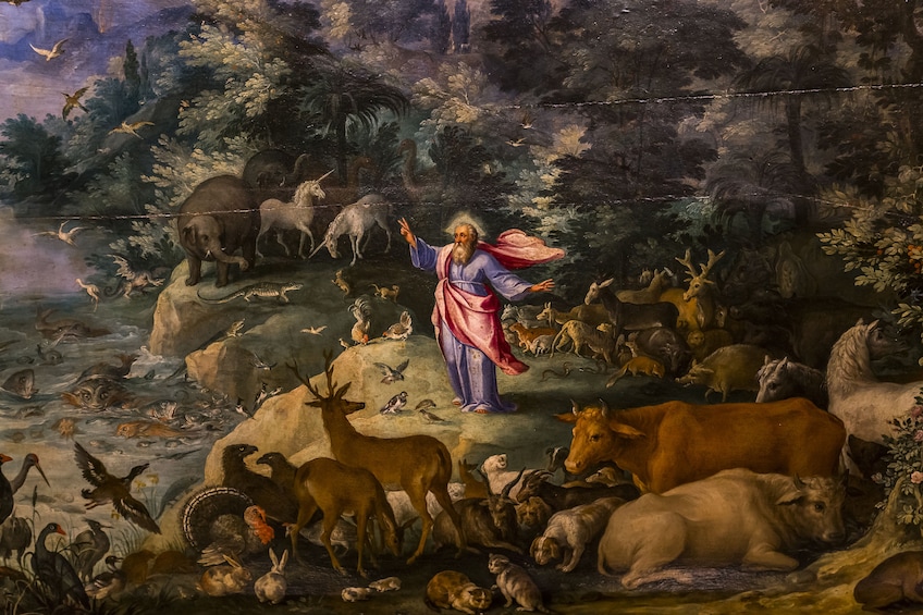 Painting of Noah's Arc in the Doria Pamphilj Gallery