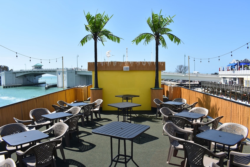 Top deck of Calypso Breeze Cruise Ship