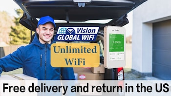 WiFi hire in The UK - Free delivery in the US