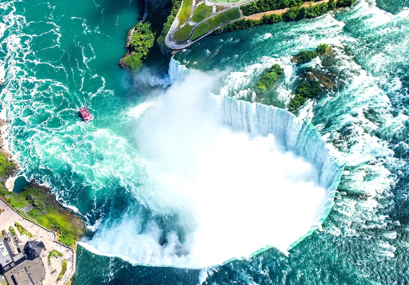 Aerial view of Niagara Falls