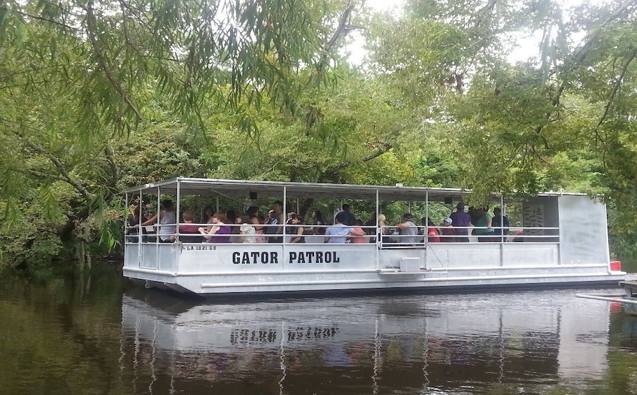 Group Gator Patrol trip on the Louisiana Swamp 