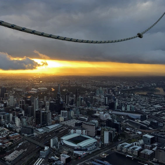 Balloon Flights Over the City of Melbourne