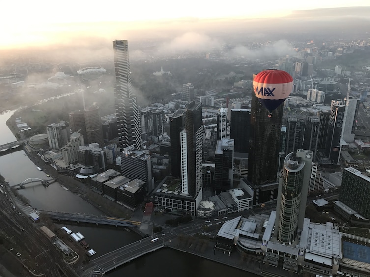 Balloon Flights Over the City of Melbourne