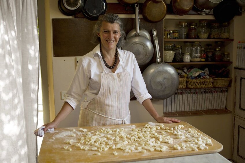 Show item 1 of 5. Cortona: Cooking Class at a Farmhouse