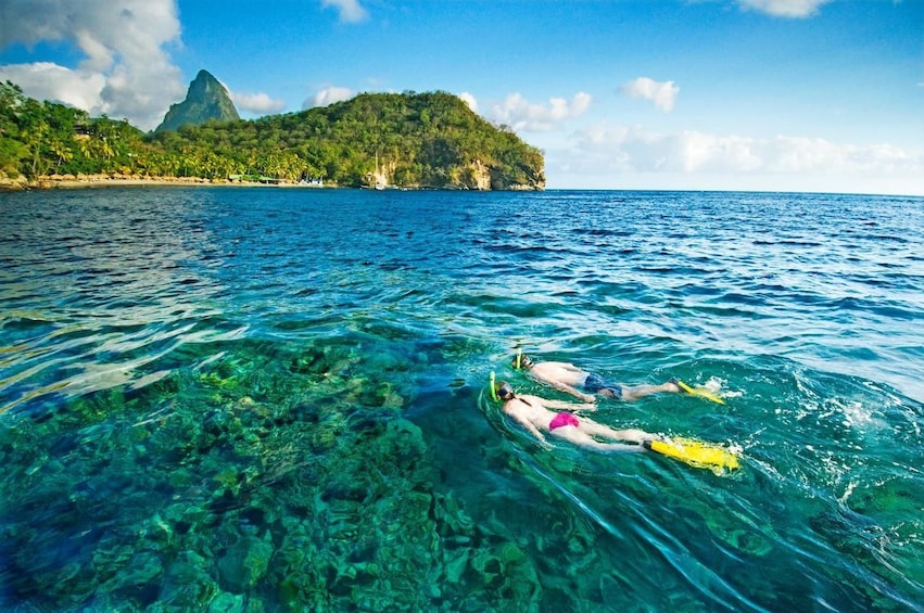 Saint Lucia Water Taxi- Snorkel at Sugar and Anse Chastanet 