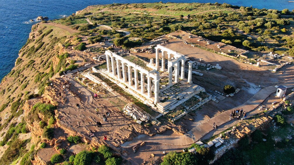 Temple of Poseidon and Cape of Sounion private sunset Tour