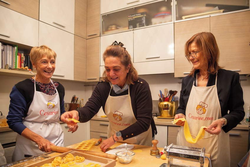 Local Market Visit and Cooking Class at a Cesarina's in Bassano del Grappa