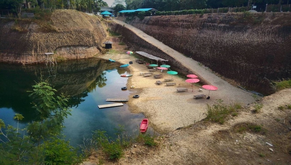 Small beach at Grand Canyon Water Park