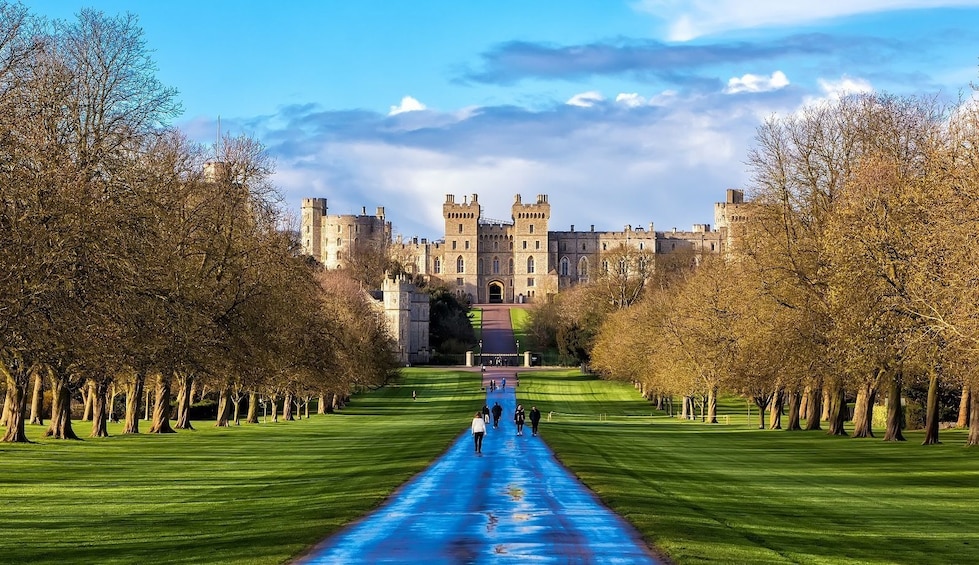 Landscape view of Windsor Castle 