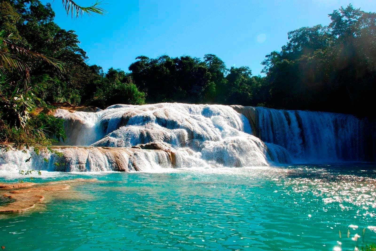 ARCHEOLOGICAL ZONE OF PALENQUE AND WATERFALLS