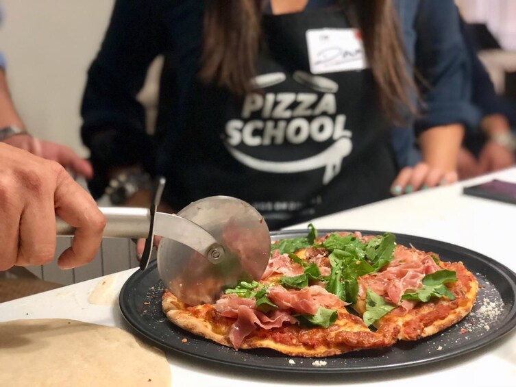 Show item 2 of 5. Private Pizza Workshop + Bottle of wine + transportation.
