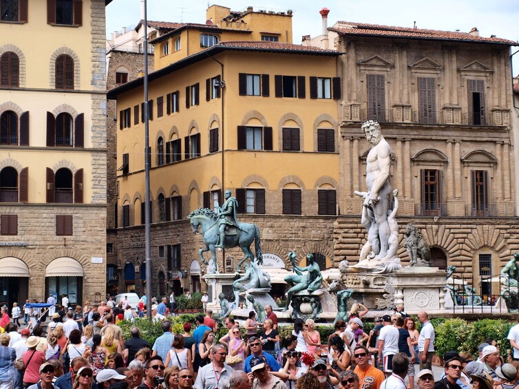 Piazza Della Signoria In Florence, Italy