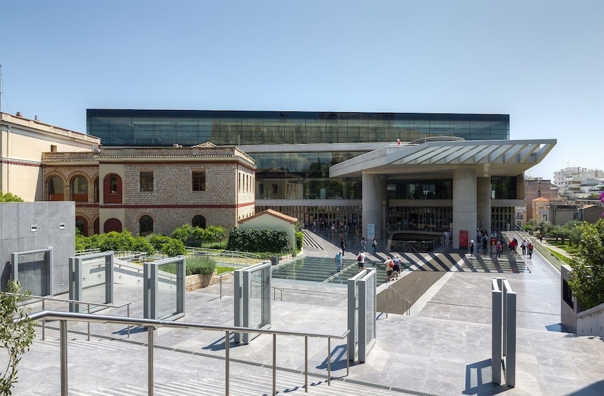 Exterior of the Acropolis Museum in Athens, Greece