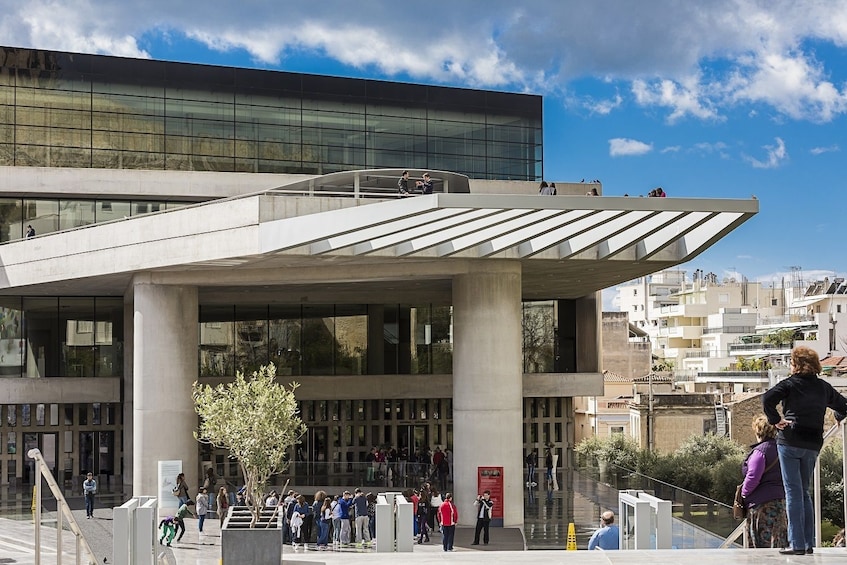 Exterior of Acropolis Museum during the day