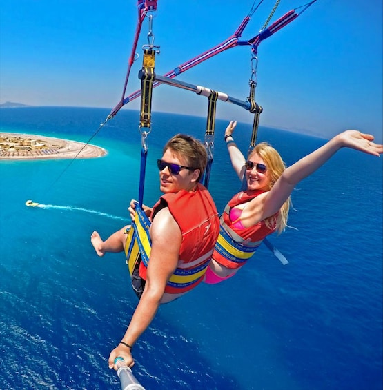 Party, Snorkeling Cruise & Parasailing from Punta Cana 