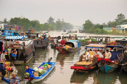 Mekong-Delta in 2 Tagen - Besuch des schwimmenden Marktes von Cai Rang