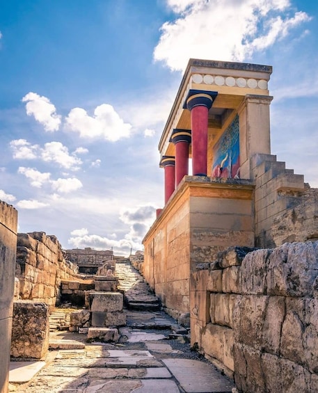 Show item 1 of 10. VIP Knossos Palace & Archaeological Museum with Wine Tasting
