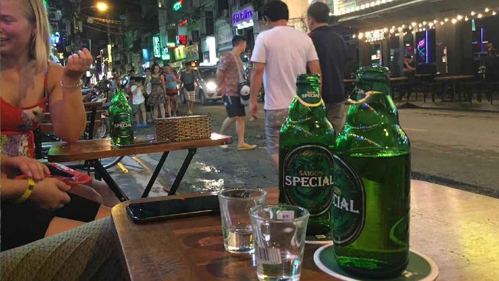 Experience Sai Gon Nightlife and Food Taste Tour by Scooter