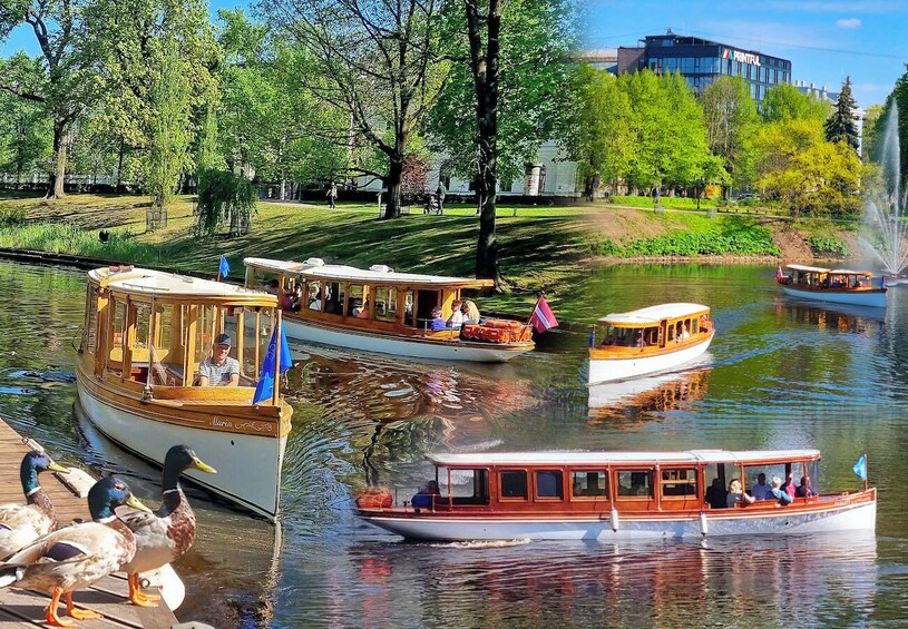 Riga by Canal sightseeing boat tours
