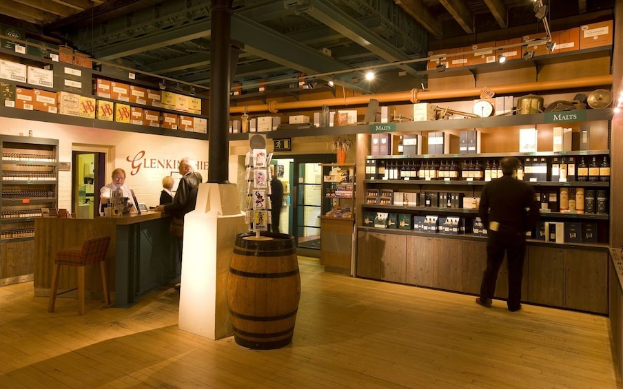 Show item 3 of 6. Shop inside Glenkinchie Distillery in Scotland
