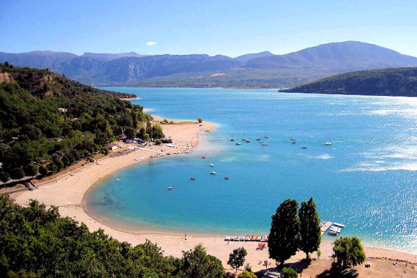 Beach on the Lake of Sainte-Croix