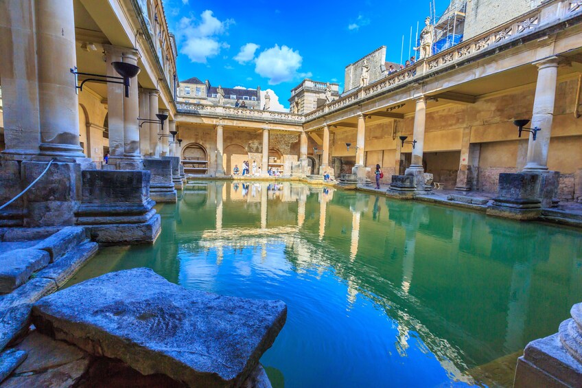 View of the Roman Baths 