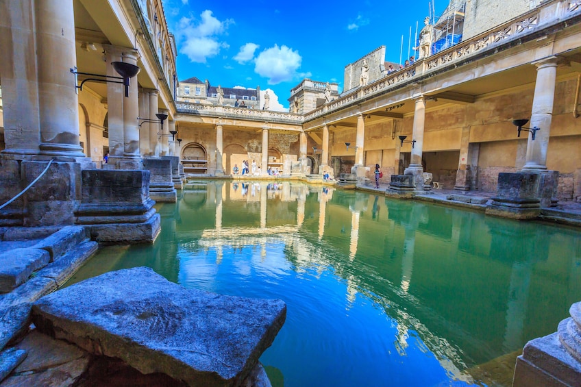 View of the Roman Baths 