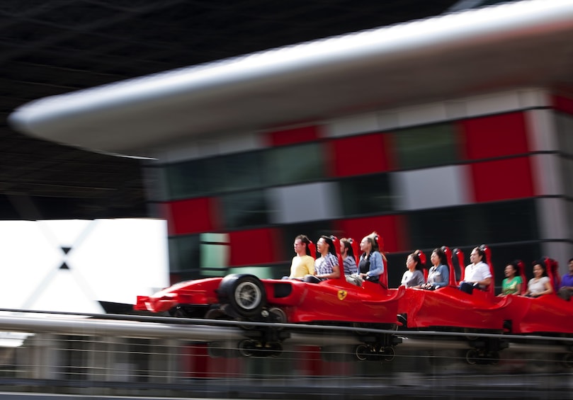 Evening Desert Safari Dubai With Abu Dhabi Ferrari World