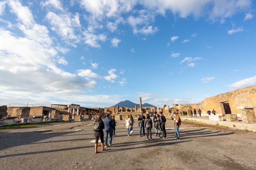 Unesco Jewels: Pompeii & its Ruins at your Pace from Rome