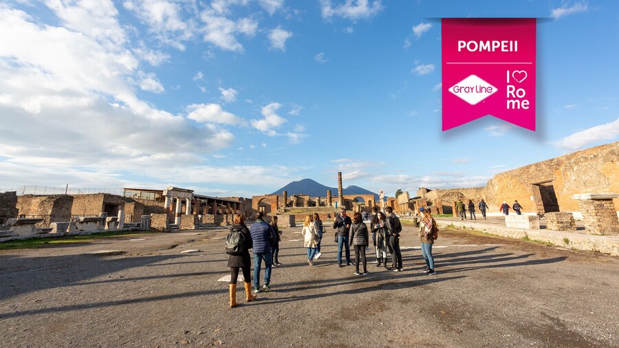 UNESCO Jewels: Pompeii & its Ruins at your Pace from Rome