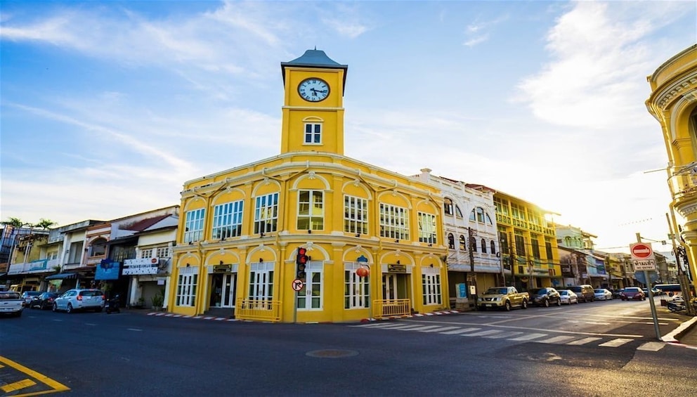 Clock tower in Phuket Old Town