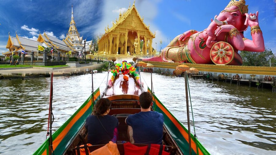Chachoengsao Provincial with Market & River Cruise