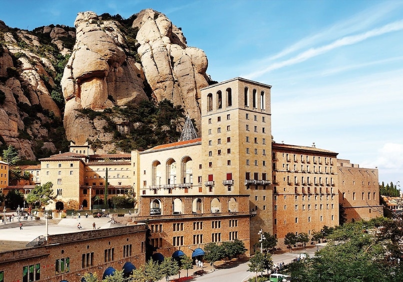 Landscape day view of Montserrat