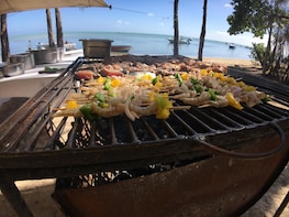 Antigua Beach Seafood Iron Chef Team Building Cooking Event