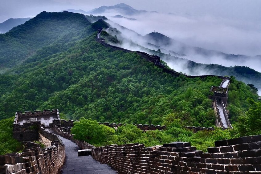 Show item 2 of 5. Mutianyu Great Wall share tour with cable car and lunch