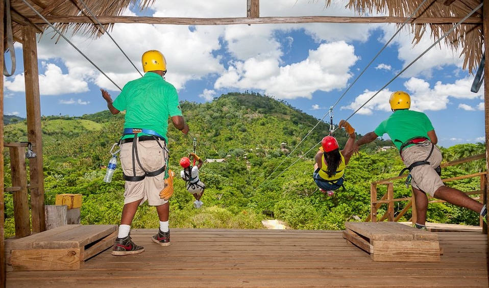 Jungle Buggies & Extreme Ziplines Adventure from Punta Cana