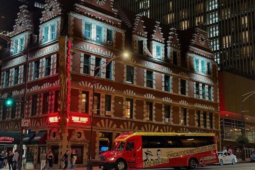 Stop off the bus at Chicago Landmark Building with Prohibition Era History