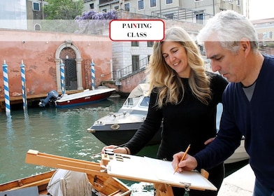 Acuarelas en Venecia: Clase de pintura con un artista famoso