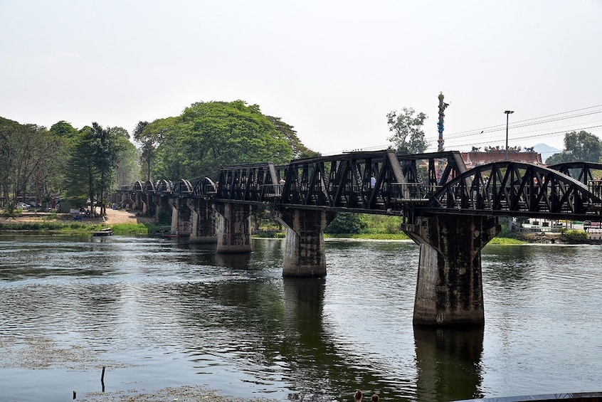 Show item 1 of 8. BANGKOK: DAMNERNSADUAK FLOATING MARKET, LUNCH, RIVER KWAI