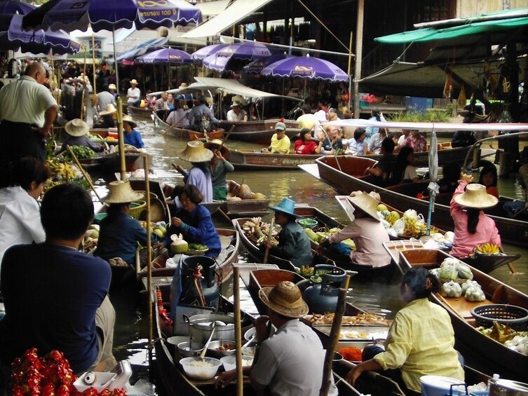Show item 2 of 8. BANGKOK: RISKY MARKET AND DAMNERN SADUAK FLOATING MARKET