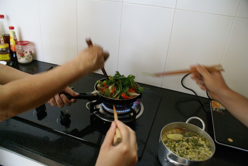 Group cooking class in Hoi An, Vietnam